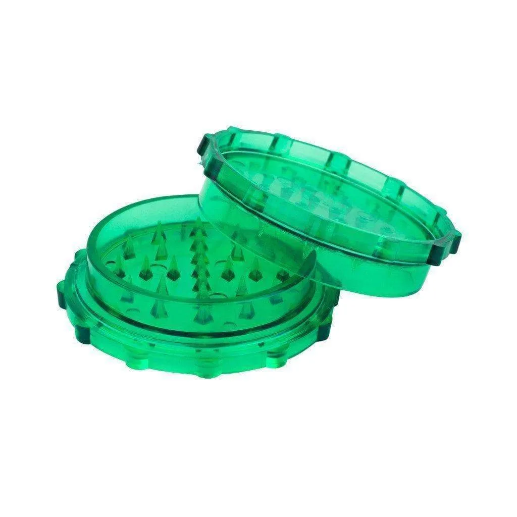 Clear Plastic Herb Grinder - 70mm - Image 2