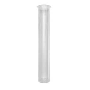 Clear Pre Roll Tubes with Pop Top