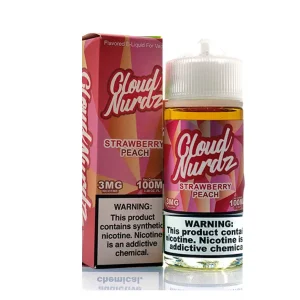 Cloud Nurdz Eliquid 100mL – Strawberry Peach –