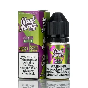 Cloud Nurdz Salts E-Liquid – Grape Apple – 30ml