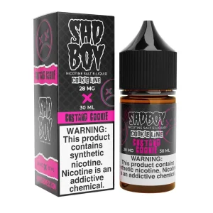 CookieLine Custard Cookie Synthetic Nicotine 30ml Salt E-Juice | SadBoy