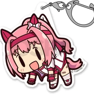 COSPA Uma Musume Haru Urara Acrylic Tsumamare Keychain 60 mm