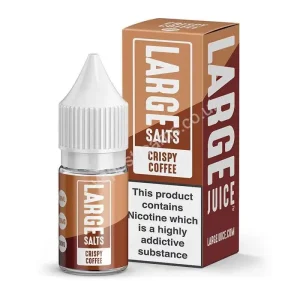 Crispy Coffee Nicotine Salt E-Liquid by Large Salts