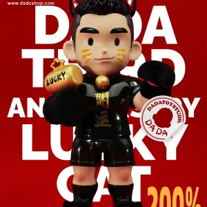 DADA-LUCKY CAT-BLACK（200%）