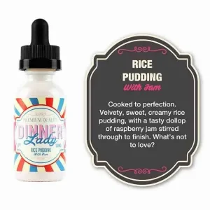 Dinner Lady Aroma 50ml Shortfill E Liquid – Lemon Tart, Blackberry Crumble, Apple Pie, Orange Tart & Rice Pudding
