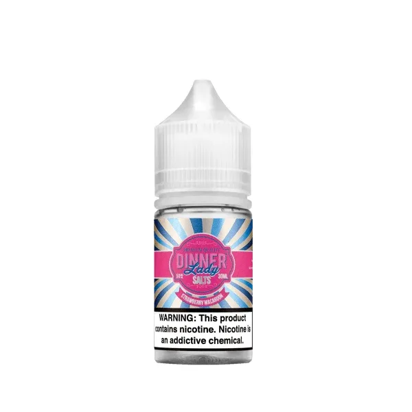 Dinner Lady Salt Nicotine Liquid - Strawberry Macaroon | 30mL - Image 2