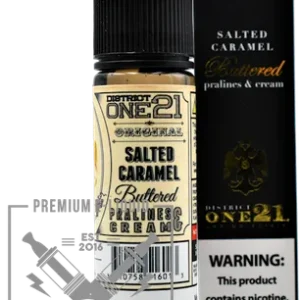 District One 21 Salted Caramel | Beantown Vapor | 60ml