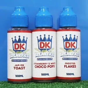 DONUT KING BREAKFAST E-LIQUIDS 100ML SHORT FILL