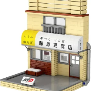 Doyusha Initial D Fujiwara Tofu Shop Block Model with USB LED