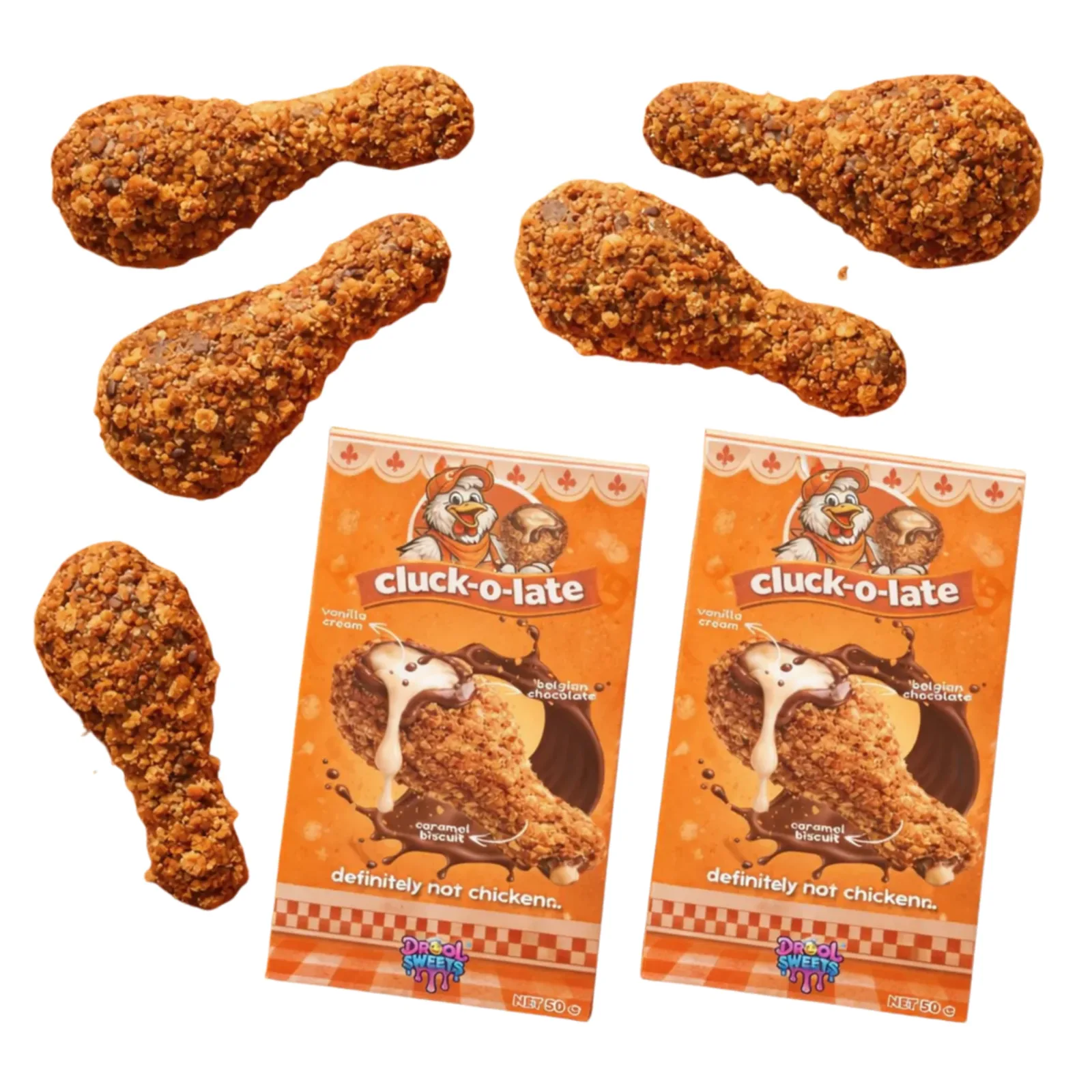 Drool Sweets Cluck-O-Late Chicken Shaped Chocolate - Image 2