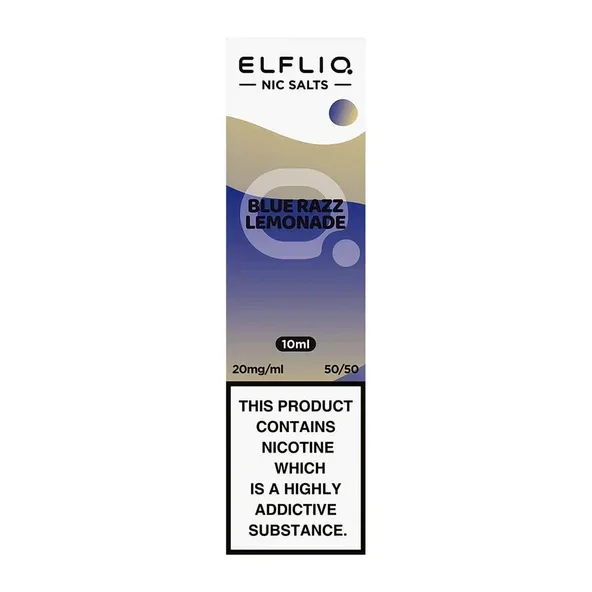 Elf Bar ElfLiq Blue Razz Lemonade Nic Salt Vape Juice 10ml