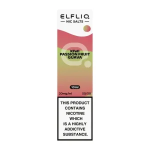 Elf Bar ElfLiq Kiwi Passion Fruit Guava Nic Salt vape juice