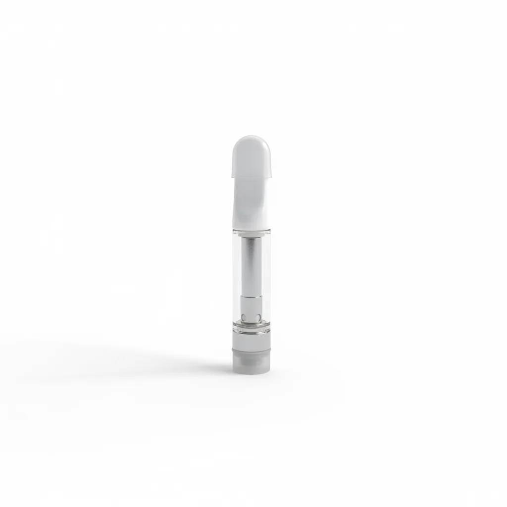 Empty 0.8mL 510 White Tip Vape Cartridge - Image 2