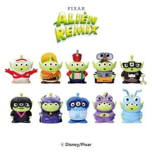 Ensky Alien Remix Soft Vinyl Puppet Mascot Set Japan Official 2-Pack