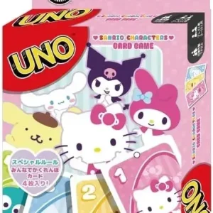 Ensky Uno Sanrio Characters Card Game Set - Fun for All Ages