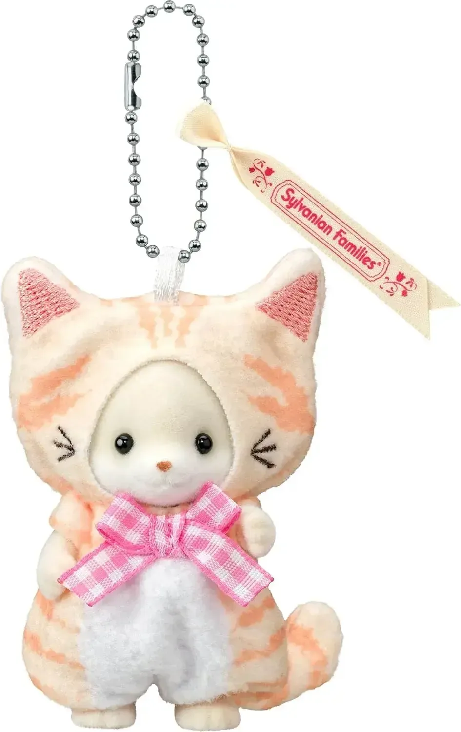 Epoch Sylvanian Families Cat Costume Keychain ST Mark Official
