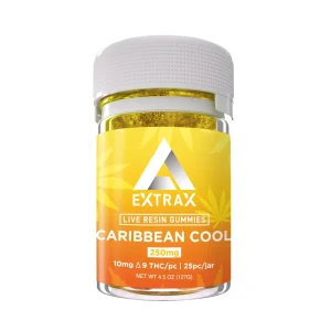 Extrax Live Resin Delta 9 Gummies - 250mg