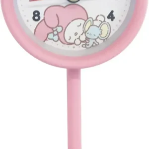 FIELD WORK Sanrio My Melody Pink Tabletop Alarm Clock, 10.7 cm