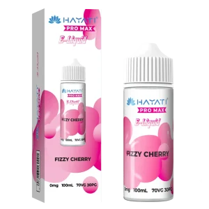 FIZZY CHERRY HAYATI PRO MAX E-LIQUID 100ML NO NICOTINE