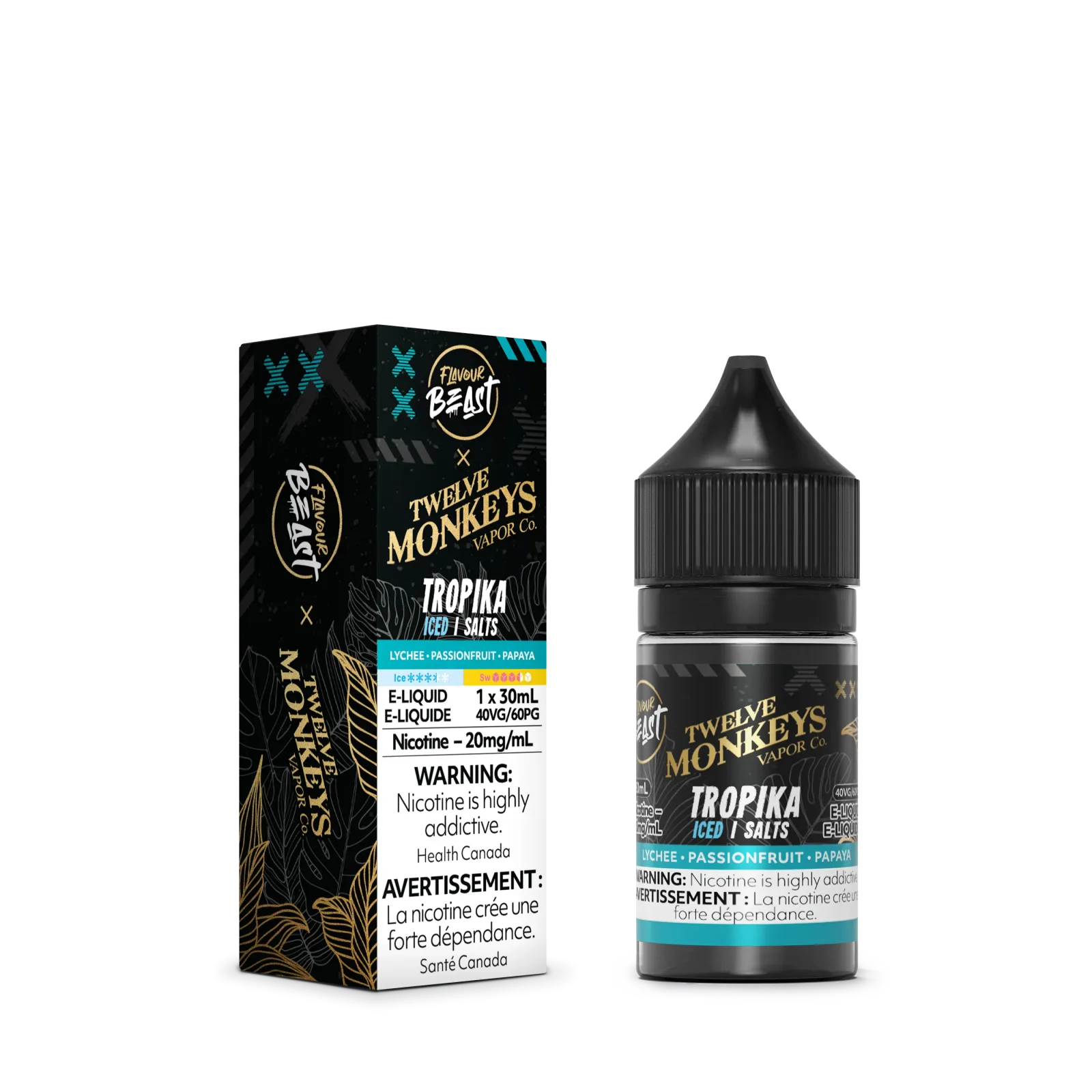 Flavour Beast x Twelve Monkeys E-Liquid - Tropika Iced