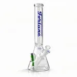Fortune - 18" 7mm Beaker Bong w/ Lighter Holder
