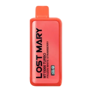 Frozen White Strawberry Lost Mary MT15000 Turbo​​ Vape