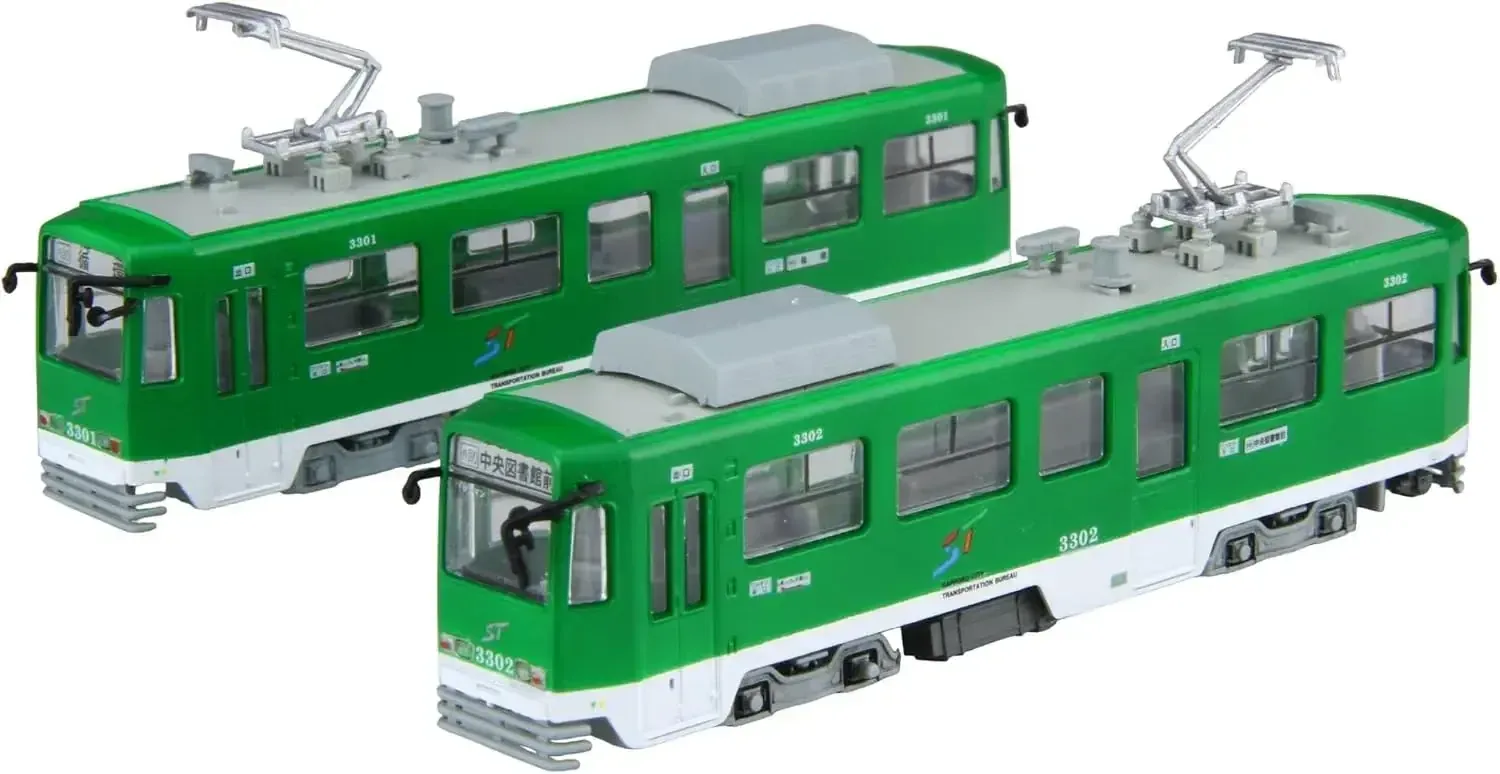 Fujimi 1/150 Structure Kit Sapporo City Tram 3300 Two-Car Model