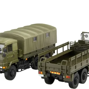 Fujimi Military GSDF 3 1/2t Truck 2-Car Set 1/72 Plastic Model