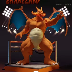 [Furry-GK In Stock Closed]Charizard (Muscle Style/Strong Style)-Boxing Ring Series-SHIBADON Studio-DSDC SHOP