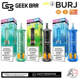 Geek Bar Burj 80K Puffs Hookah Disposable Vape Device