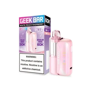 Geek Bar MATE 60K Kit: White Peach Raspberry