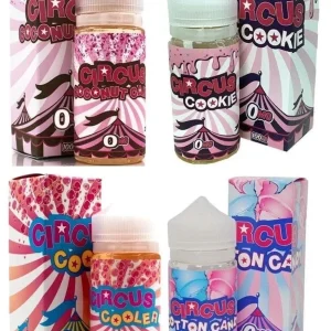 Genuine CIRCUS Cookie E-Liquid 100ml 0mg Shortfill Cream Vape Juice