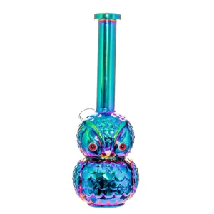 Glowing Hooter Bong - 8in