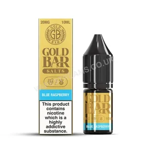 Gold Bar Blue Raspberry Nic Salt E-Liquid