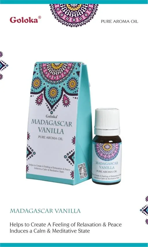 Goloka Madagascar Vanilla Aroma Oil 10ml