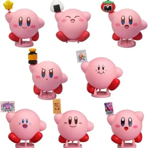 Good Smile Company Kirby Figure Set, 8 Pieces, Approx. 6 cm Tall