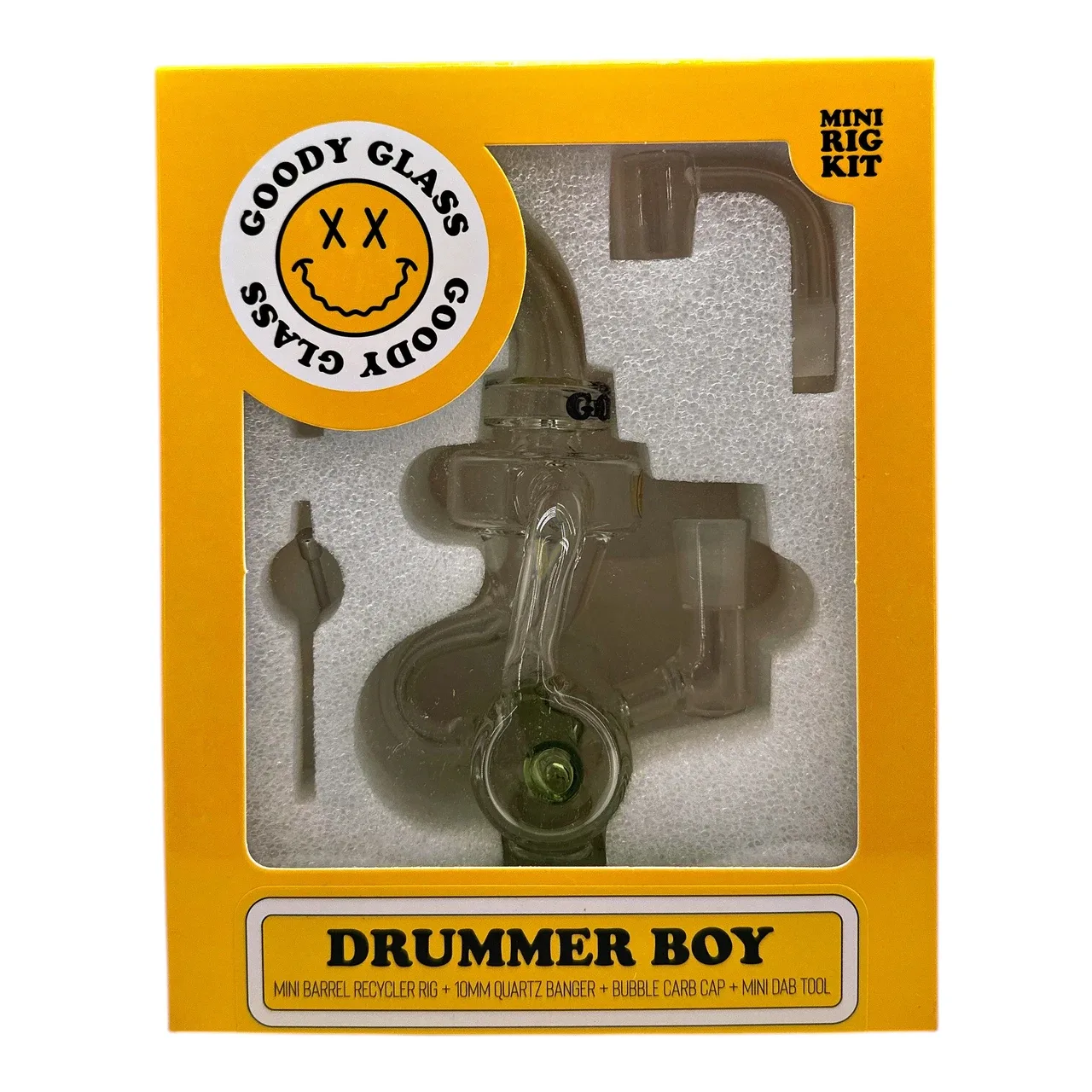 Goody Glass Drummer Boy Mini Recycler Rig