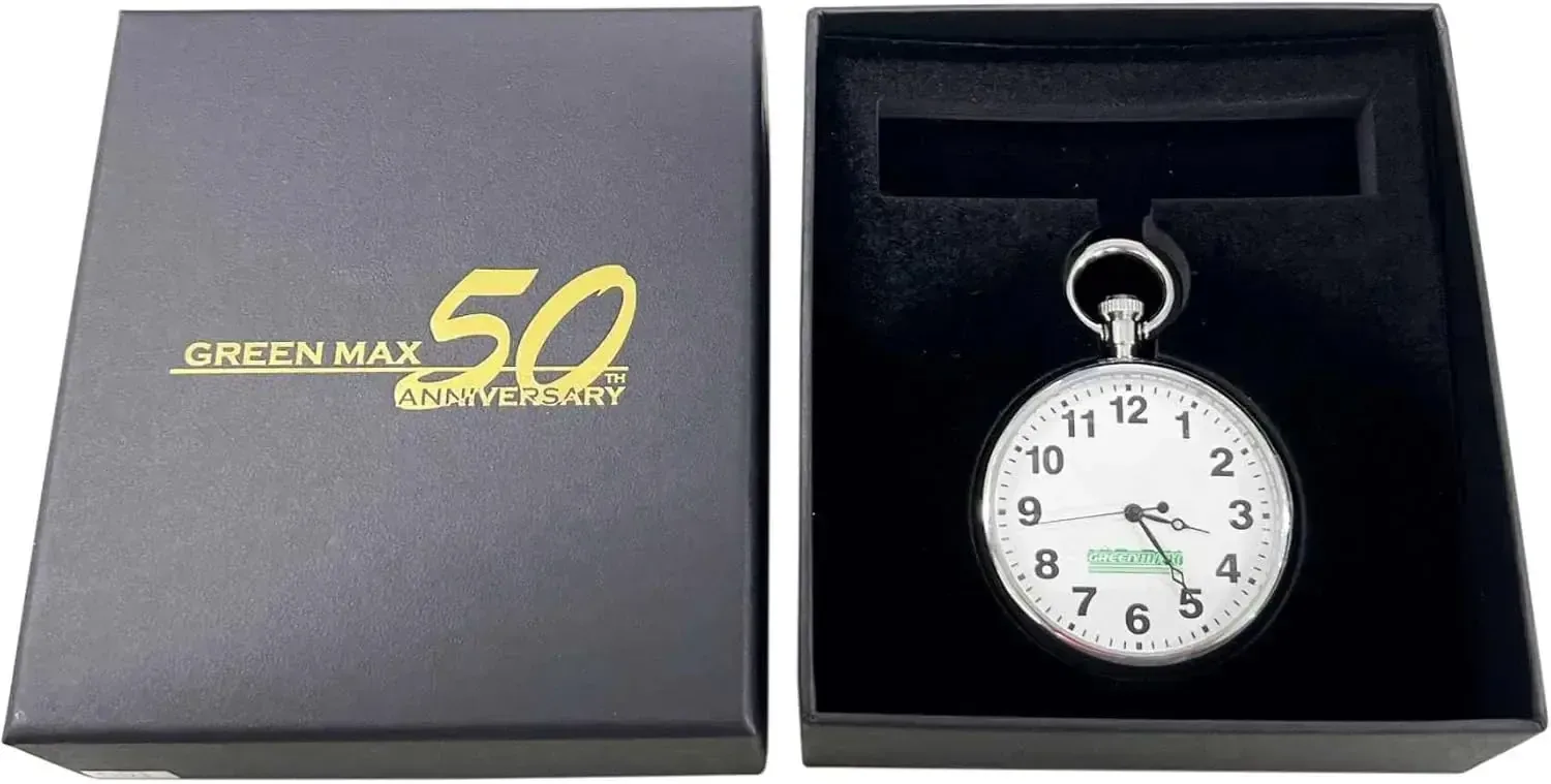 Greenmax GM50th Anniversary Pocket Watch, Limited Edition Quartz