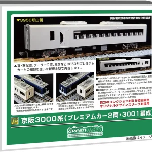Greenmax Kyohaka N Gauge 3000 Series 8-Car Powered Railway Set