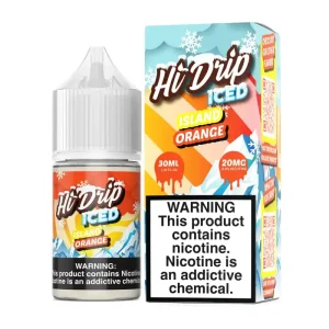 Hi-Drip Salts Iced Island Orange 30ml Nic Salt Vape Juice