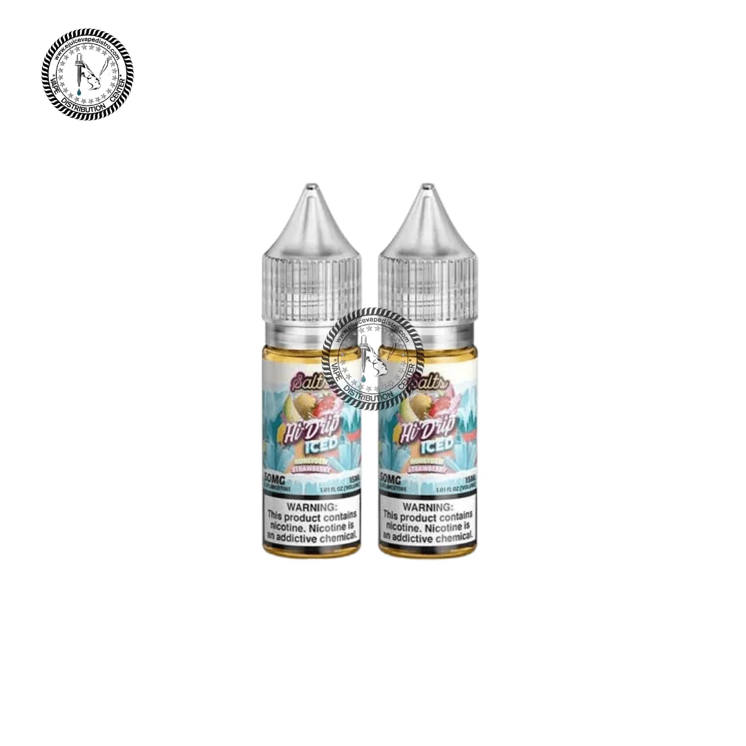 Honeydew Strawberry Iced Salt by Hi-Drip Salts 2x15ML 30ML - Image 2