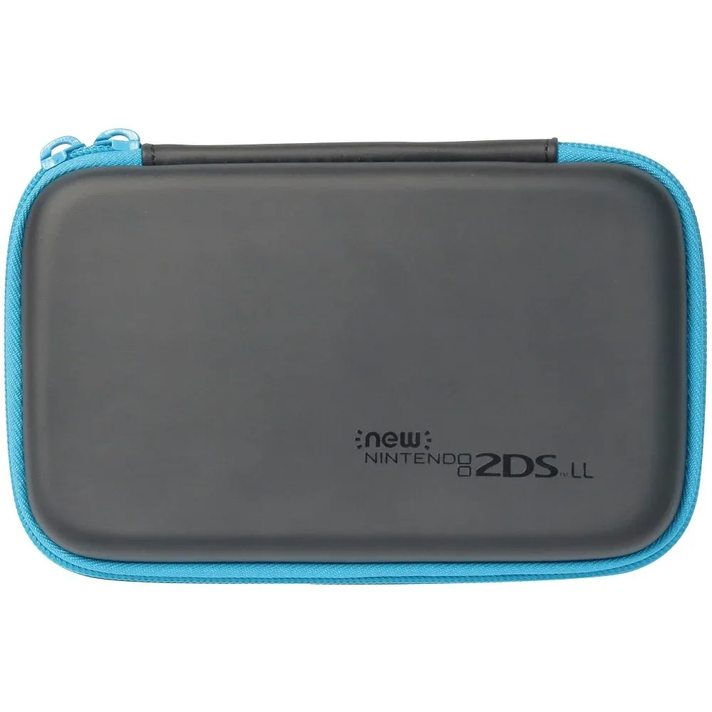 HORI Slim Hard Pouch Black & Turquoise For New Nintendo 2Ds Ll - Image 2