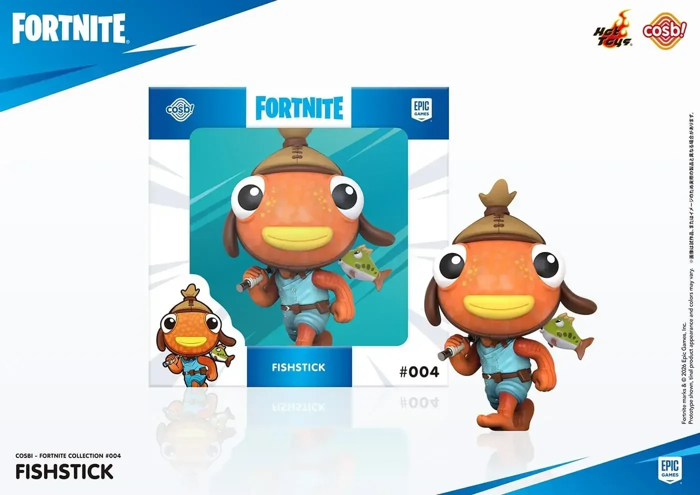 Hot Toys Fortnite Fishstick Cosbi 004 8 cm Collectible Figure - Image 2