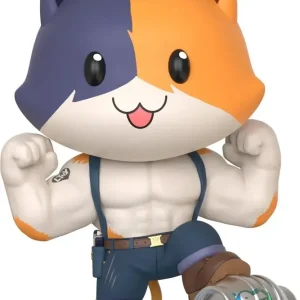 Hot Toys Fortnite Meowscles Cosbi Mini Figure, 8 cm Collectible