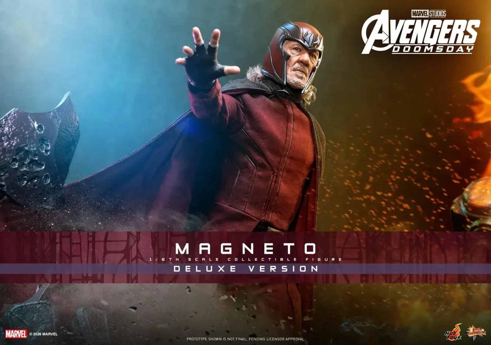 Hot Toys Magneto Avengers Doomsday Deluxe 1/6 Scale Display Figure - Image 2