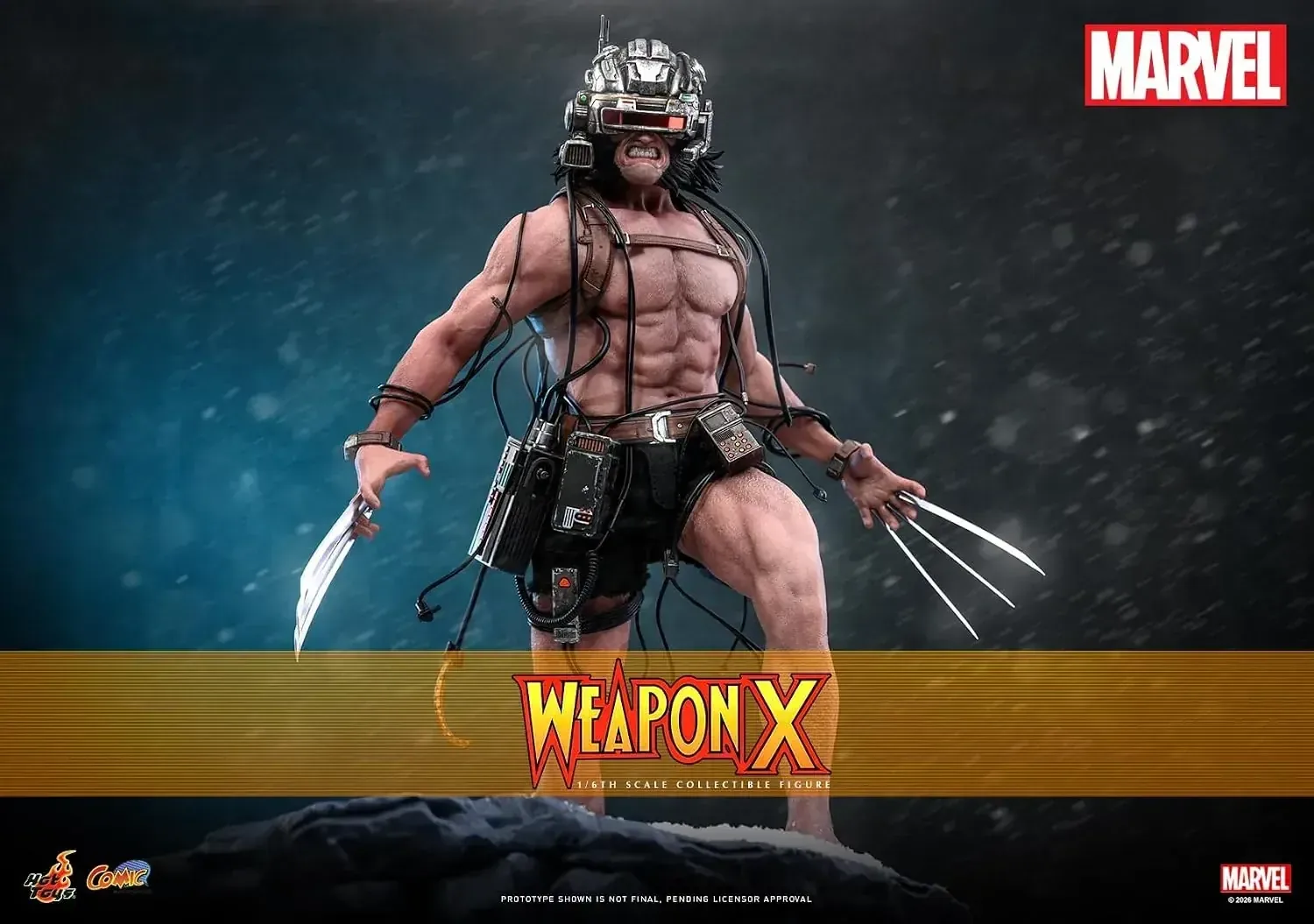 Hot Toys Marvel Weapon X Masterpiece Articulated 1/6 Scale Figure - Image 2