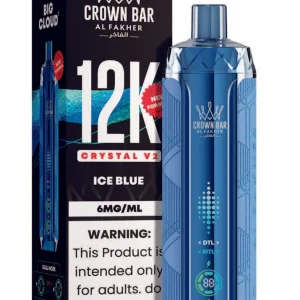 Ice Blue Al Fakher Crown Bar Crystal V2 12K