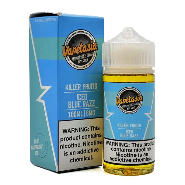 ICED Blue Razz - 6mg - Vapetasia - 100mL