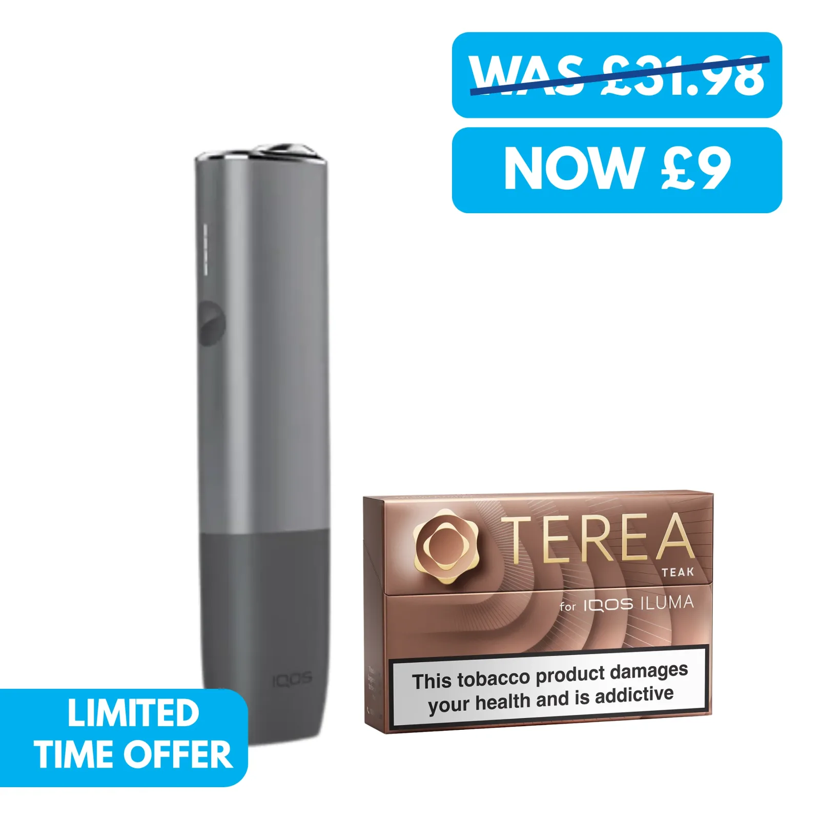 IQOS Iluma One Heated Tobacco Bundle (TEREA Sticks)
