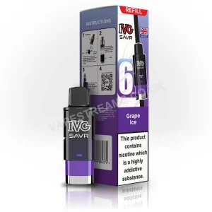 IVG SAVR Grape Ice Prefilled Pod